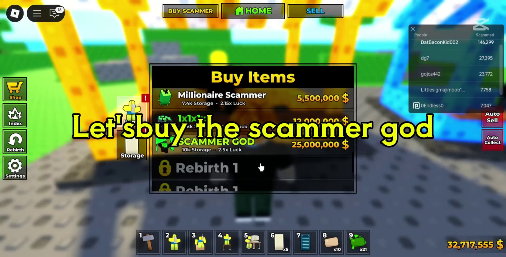 The Zenith of Fraud: The Scammer God